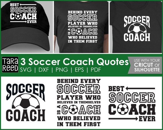 Soccer Coach SVG Files | Cricut & Silhouette Designs (Digital Download)