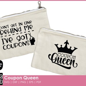 Coupon Queen - Couponing SVG and Cut Files for Crafters - Etsy