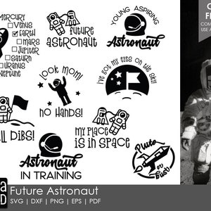 Fichiers SVG et découpés du futur astronaute pour les artisans