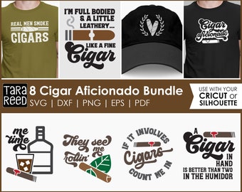 Cigar Aficionado - Cigars SVG and Cut Files for Crafters