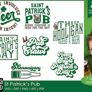 St Patricks Pub - Saint Patricks Day SVG and Cut Files for Crafters