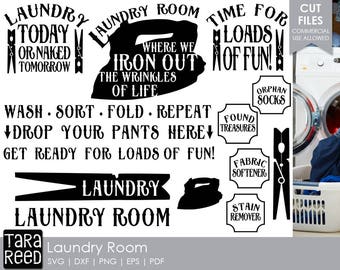 Laundry Room SVG and Cut Files for Crafters