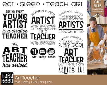 Art Teacher - Art SVG and Cut Files for Crafters
