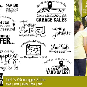 Garage Sale SVG- en snijbestanden voor hobbyisten