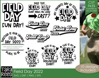 Field Day 2022 School SVG and Cut Files 