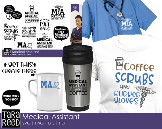 Medical Assistant SVG and Cut Files for Crafters 