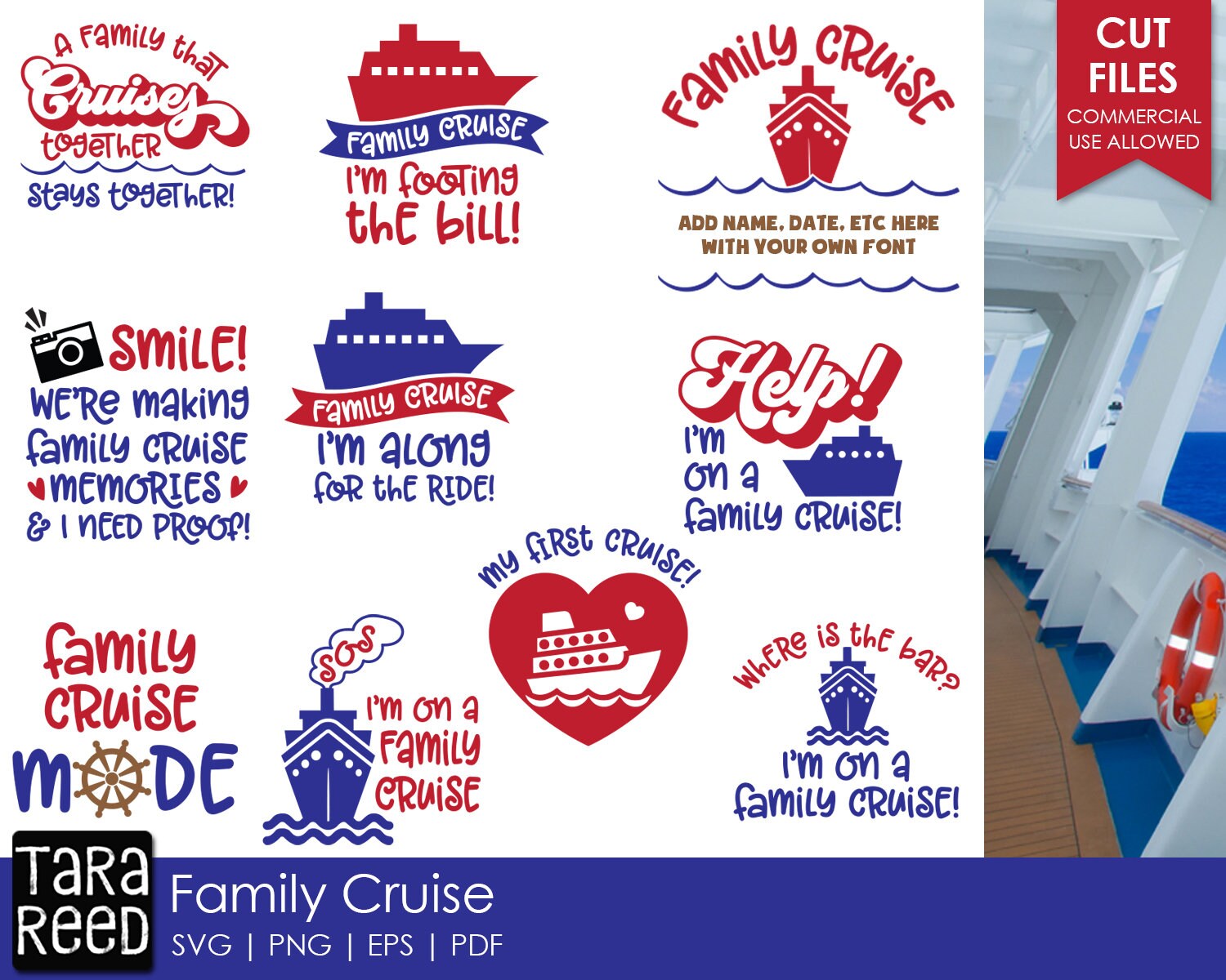 Download Family Cruise Cruise SVG and Cut Files for Crafters | Etsy