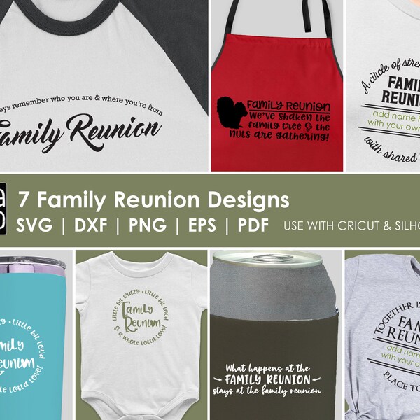 7 idées de chemises de réunion de famille pour Cricut et Silhouette