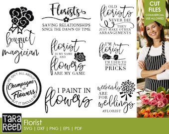 Florist SVG and Cut Files for Crafters