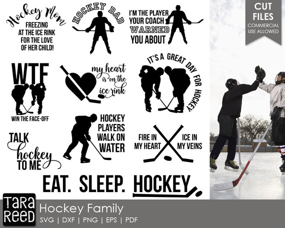 Download Ice Hockey SVG and Cut Files for Crafters | Etsy