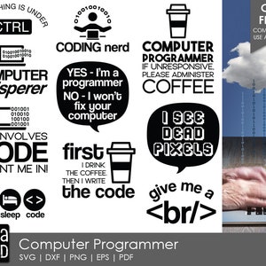 Computerprogrammeur SVG- en snijbestanden voor hobbyisten