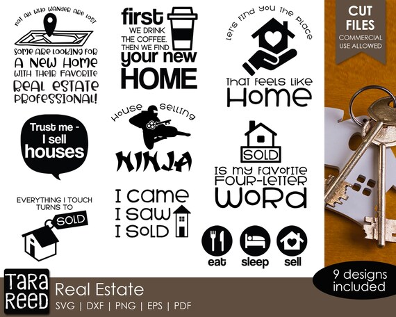 Real Estate Ninja Realtor T-Shirt For Realtors Black Font Real Estate Ninja Realtor T-Shirt For Realtors Black Font