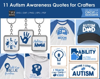 Autism Awareness - Autism SVG and Cut Files for Crafters