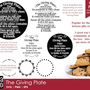 The Giving Plate - Christmas SVG and Cut Files for Crafters