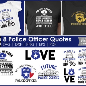 Police Officer SVG and Cut Files for Crafters