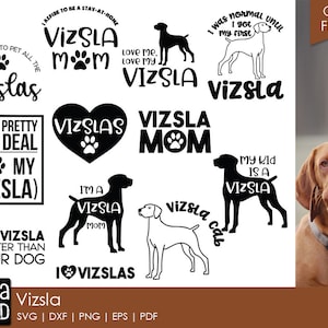 Vizsla SVG und Schnittdateien für Handwerker