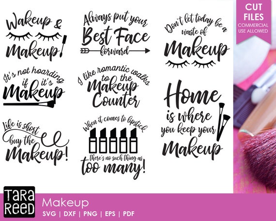 Download Makeup SVG and Cut Files for Crafters | Etsy