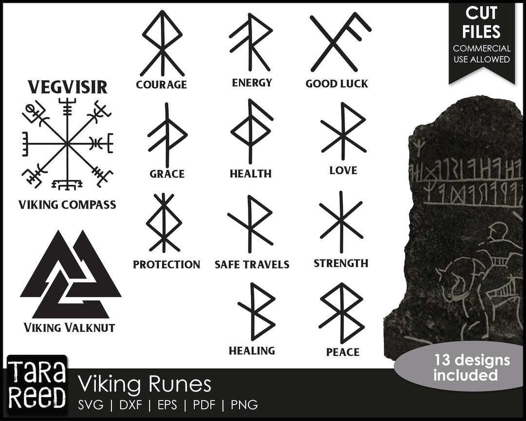 Viking Symbols and Ancient Runes Masculine Shirts 