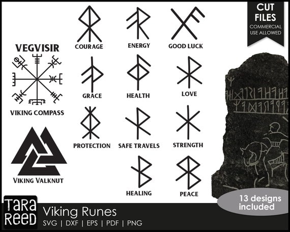 Viking Symbols And Ancient Runes Masculine Shirts Etsy