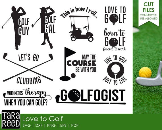 Download Free Golf Svg And Cut Files For Crafters Etsy SVG Cut Files