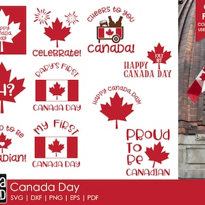 Canada Day - Canadian SVG and Cut Files for Crafters