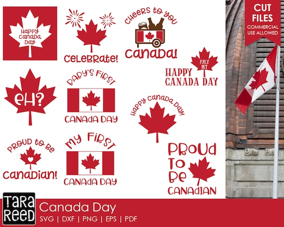 Download Canada Day Canadian Svg And Cut Files For Crafters Etsy