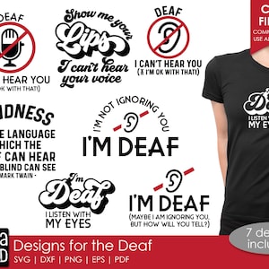 Designs for the Deaf - SVG and Cut Files for Crafters
