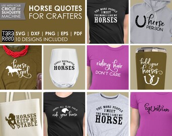 I Love Horses - Horse SVG and Cut Files for Crafters
