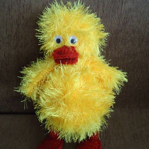 Duckling Toy, Baby Birthday Gift, Plush Kids Toy, Hand Knit Duckling ...