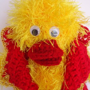 Duckling Toy, Baby Birthday Gift, Plush Kids Toy, Hand Knit Duckling ...