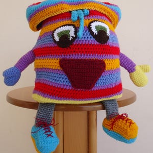 Kids backpack gift, Knit rucksack, Children&#39;s back gift, Knit sac, Handmade haversack Knit pouch bag knapsack gift backpack Gift rucksack