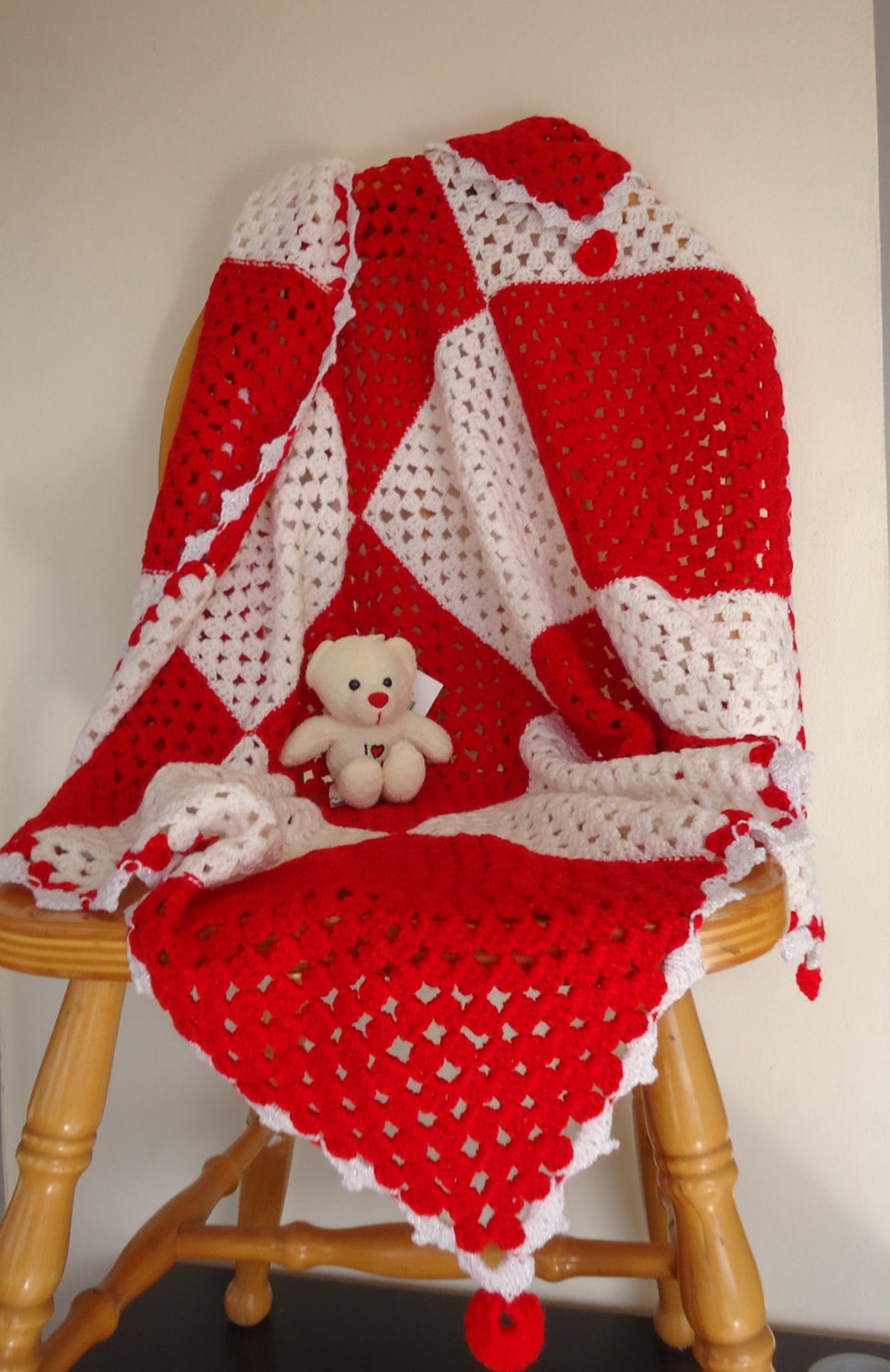 Kids Baby Blanket Knit Newborn Baby Blanket Baby Plaid Pram Etsy
