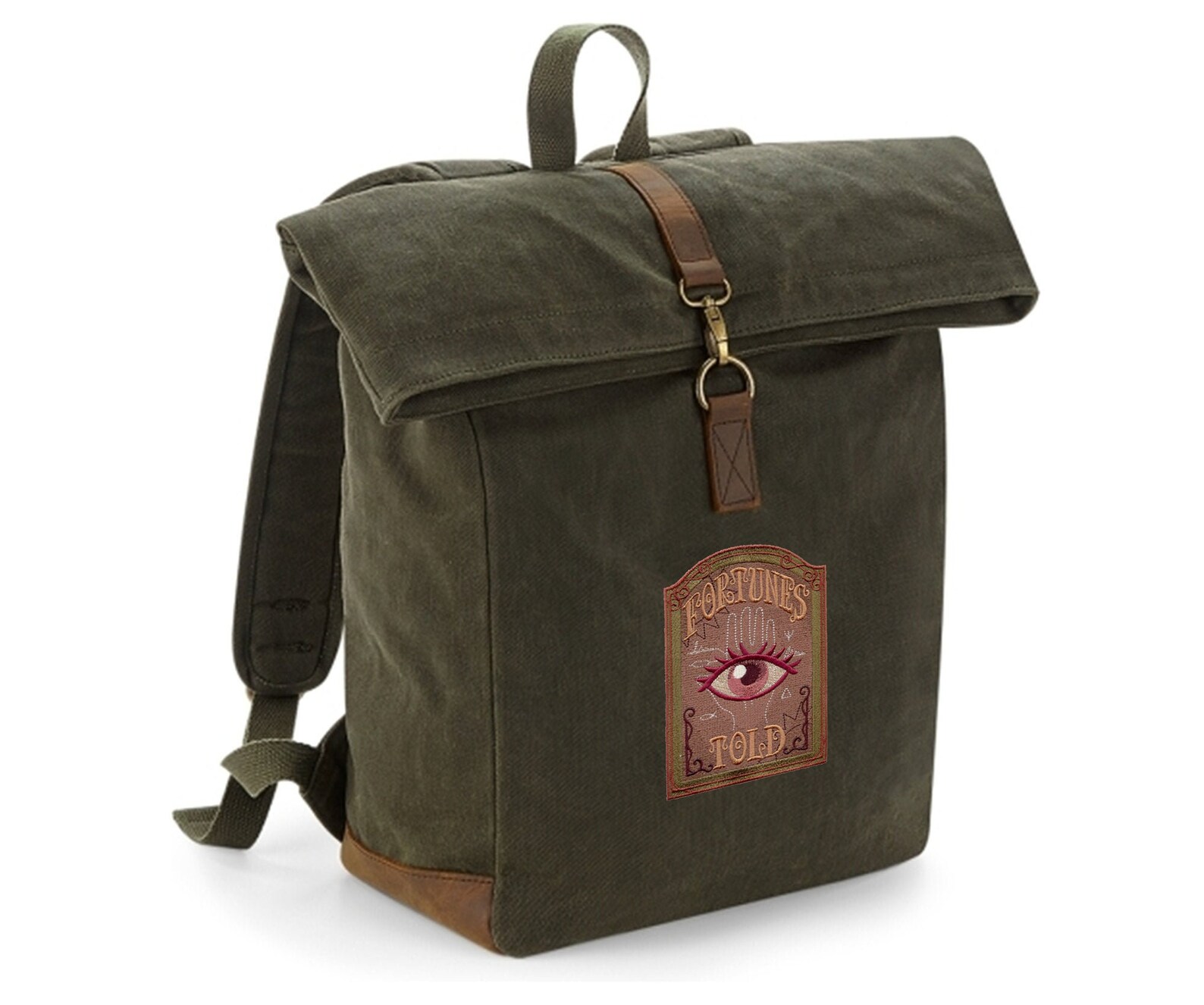waxed canvas backpack etsy