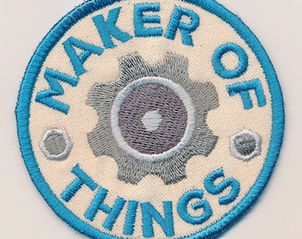 Maker Of Things Patch, Sew On Applique