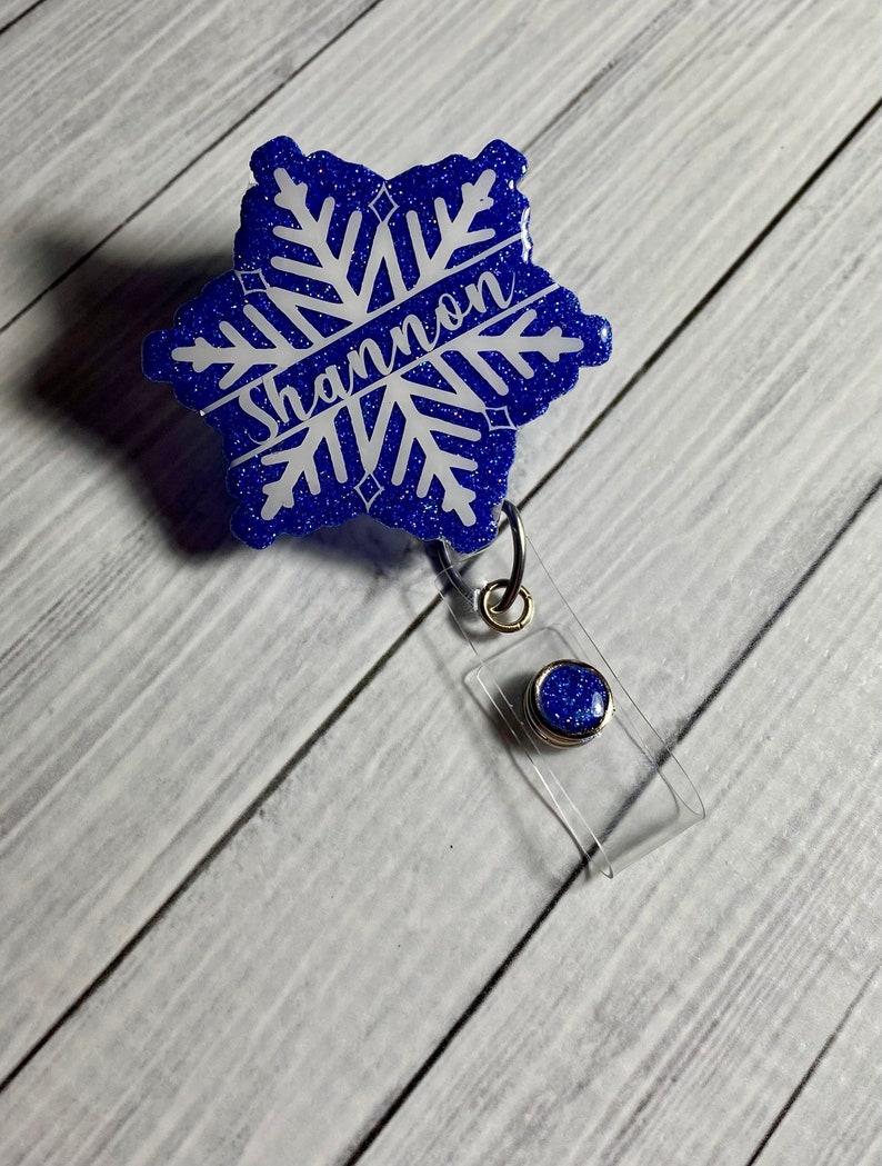Snowflake badge reel