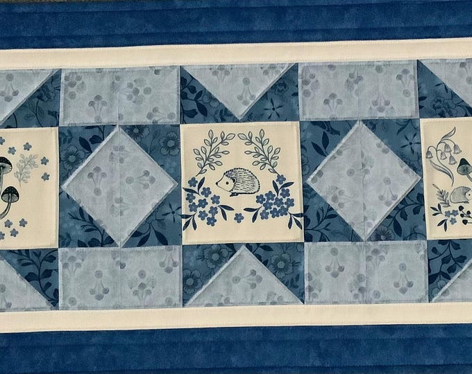 Quilted table topper.