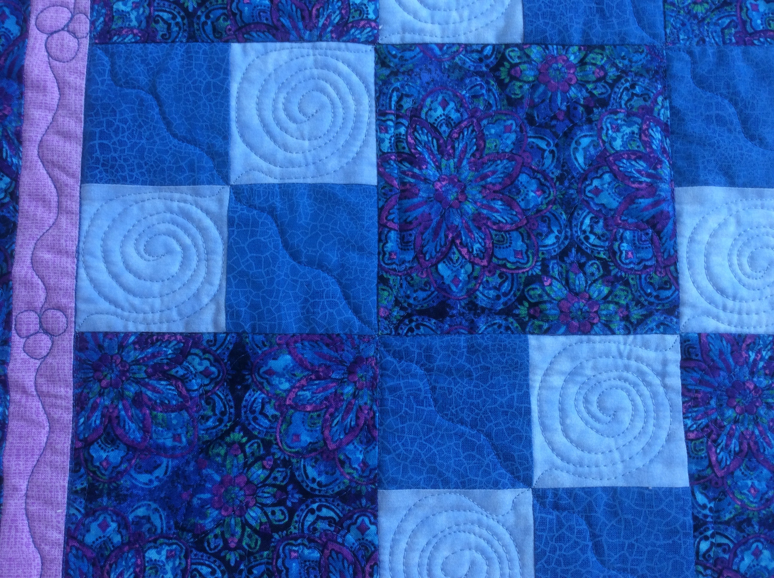 Lap quilt with pockets. Nursing home quilt. Wheelchair quilt. Quilt for