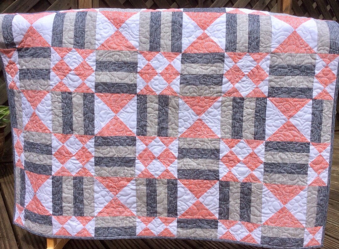 Handmade Baby Quilt. Baby Quilt for Sale. Etsy