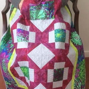 Lap Quilt with Pockets.