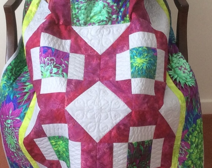 Lap Quilt with Pockets.
