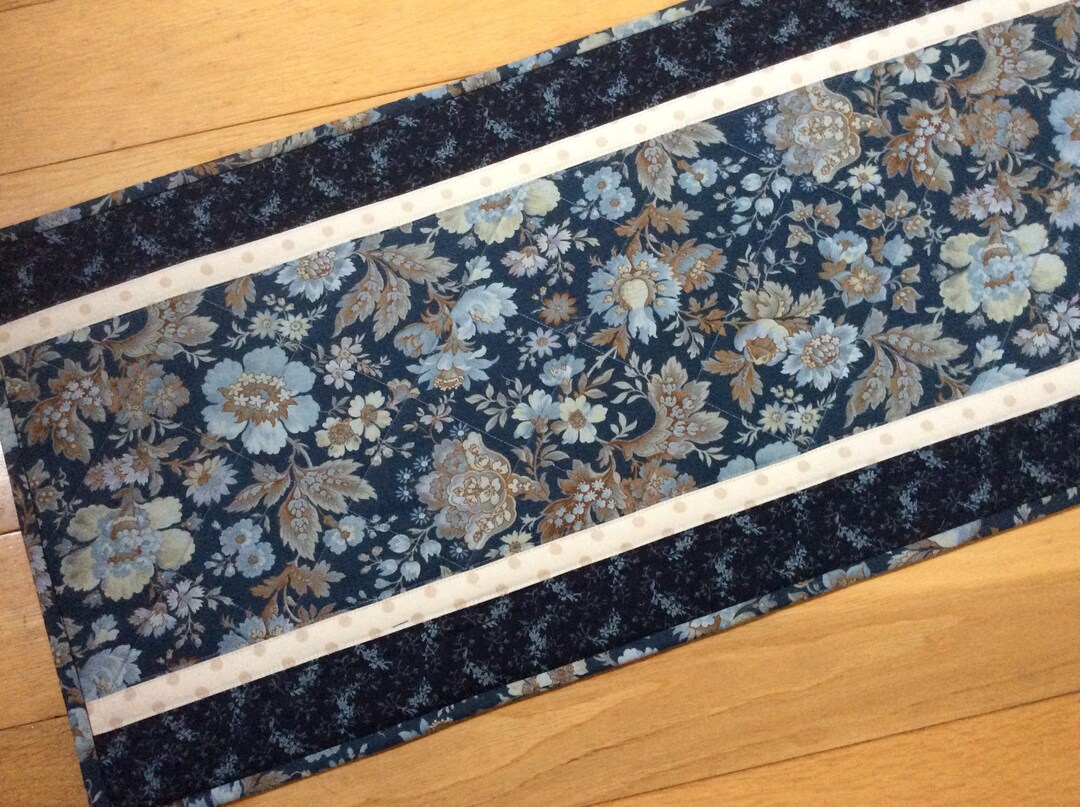 Quilted Cotton Table Runner. Etsy