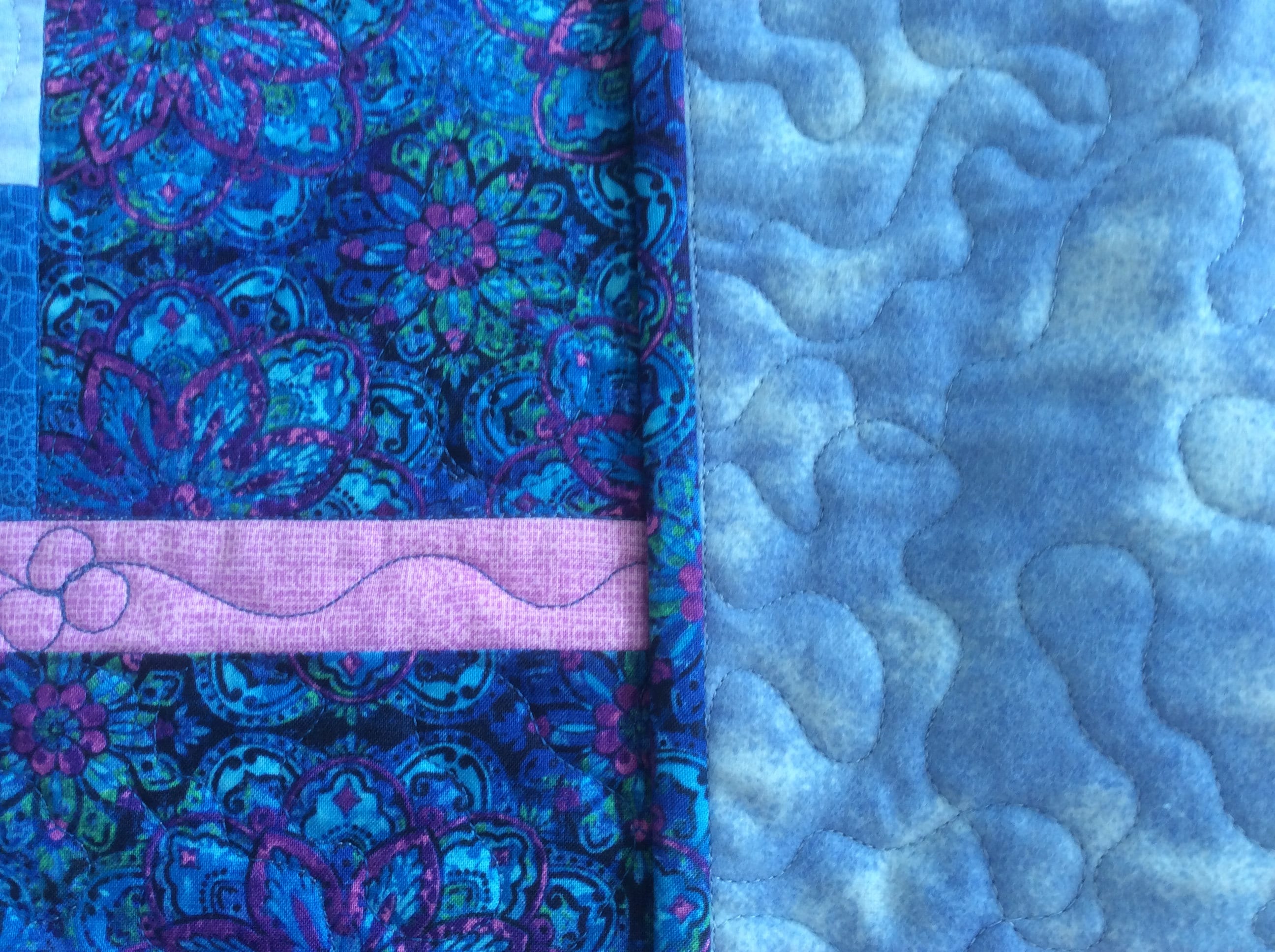 Lap quilt with pockets. Nursing home quilt. Wheelchair quilt. Quilt for