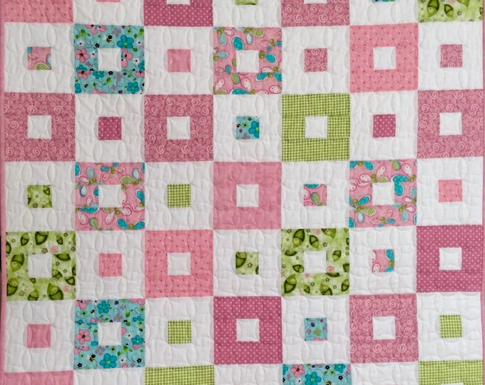 Handmade baby quilt.
