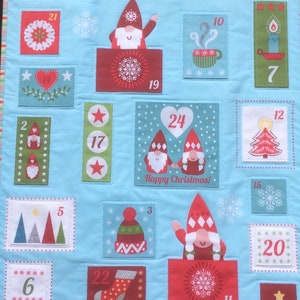Hygge Glow Advent Calendar. Lewis and Irene Advent Calendar. Holiday Countdown. Reusable advent Calendar. Quilted advent Calendar.