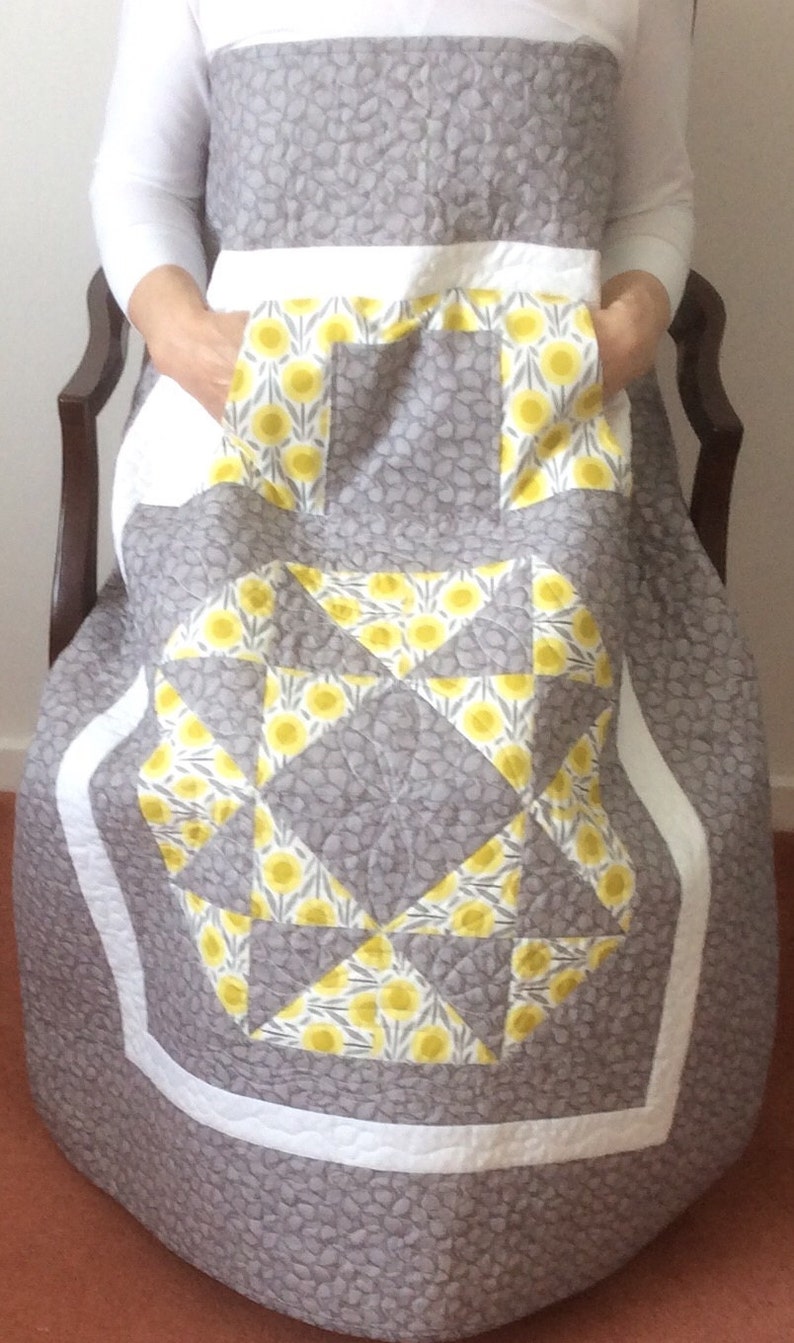 Lap Quilt with Pockets.