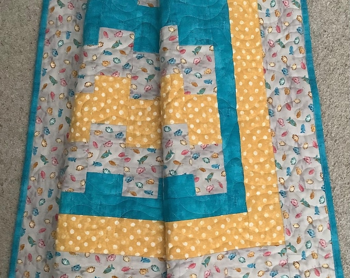 Handmade baby quilt.
