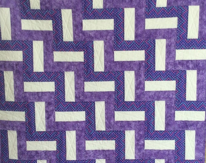 Handmade baby quilt.
