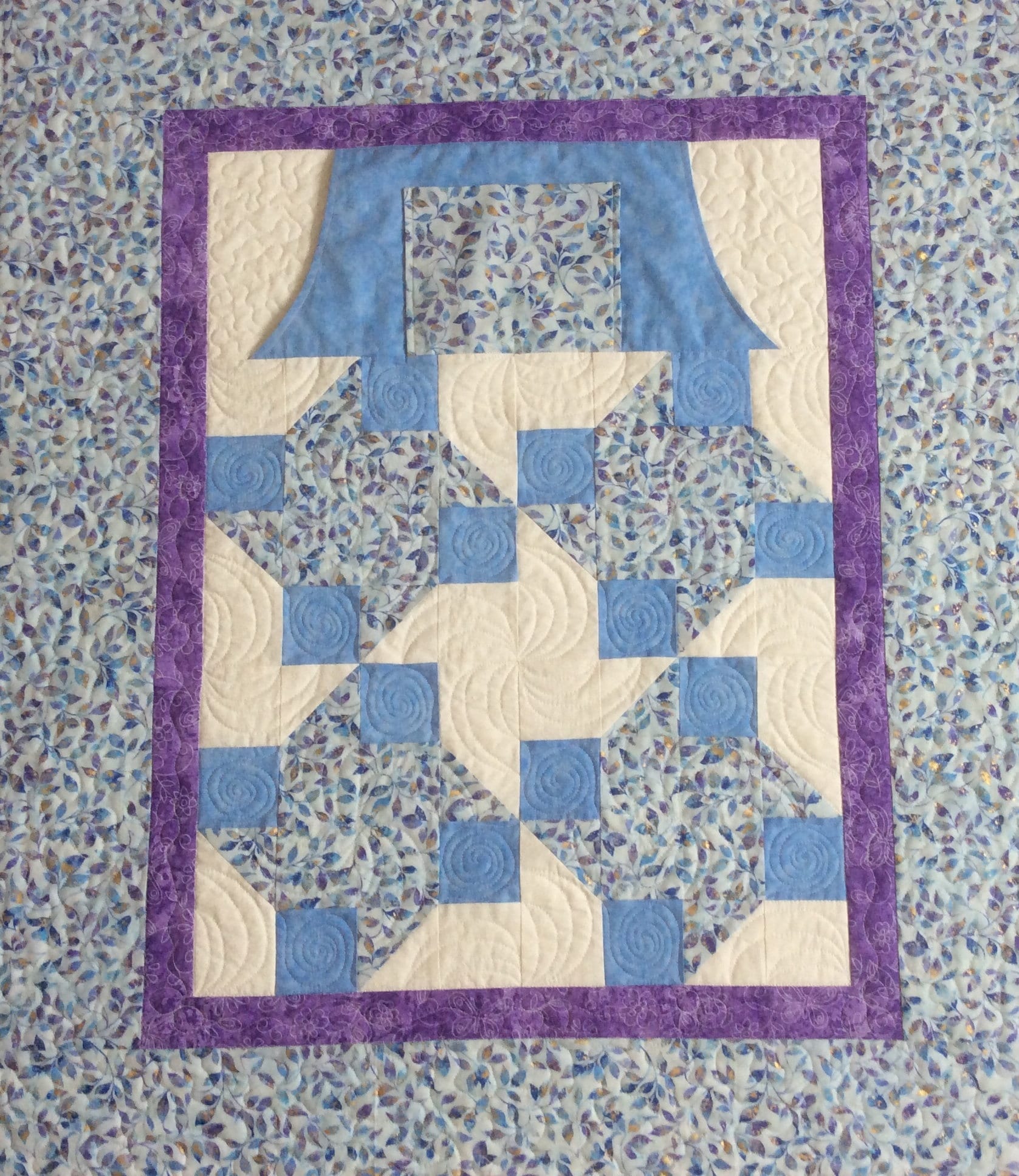 Handmade “Lap quilt with pockets “ Nursing home quilt. Wheelchair quilt.