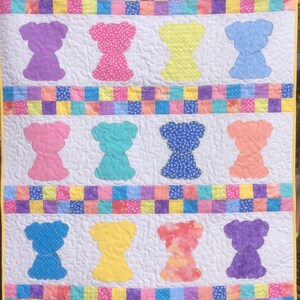 Handmade “Puppy “ baby quilt.