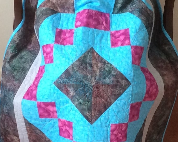 Lap Quilt with Pockets.